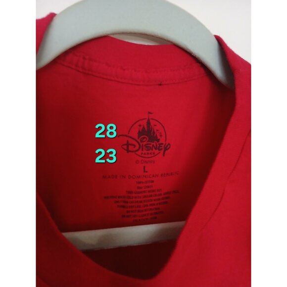 Disney Expedition Everest Mountain Rescue T-Shirt Mens L Red Cotton Short Sleeve - Picture 10 of 11